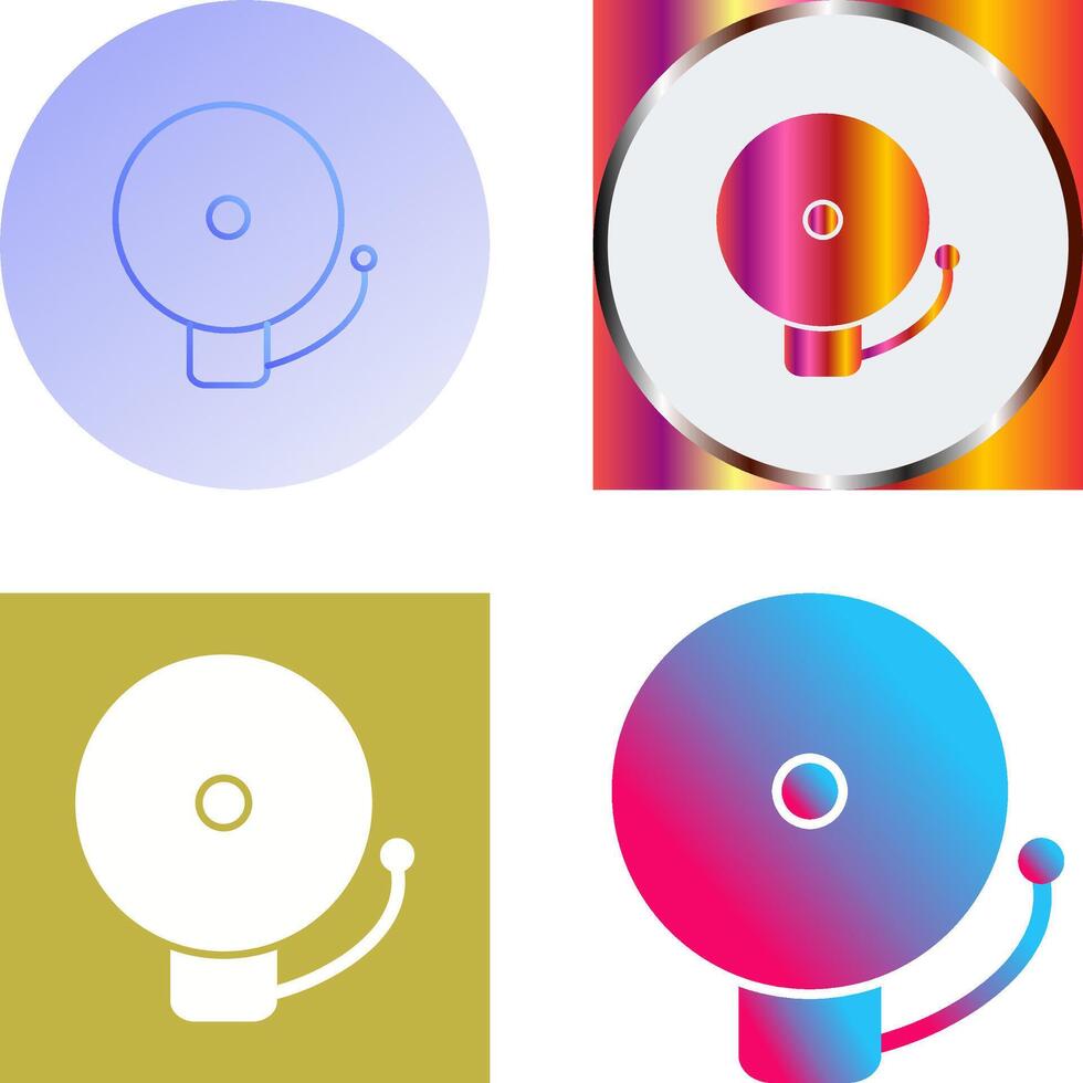 Unique Alarm Icon Design vector