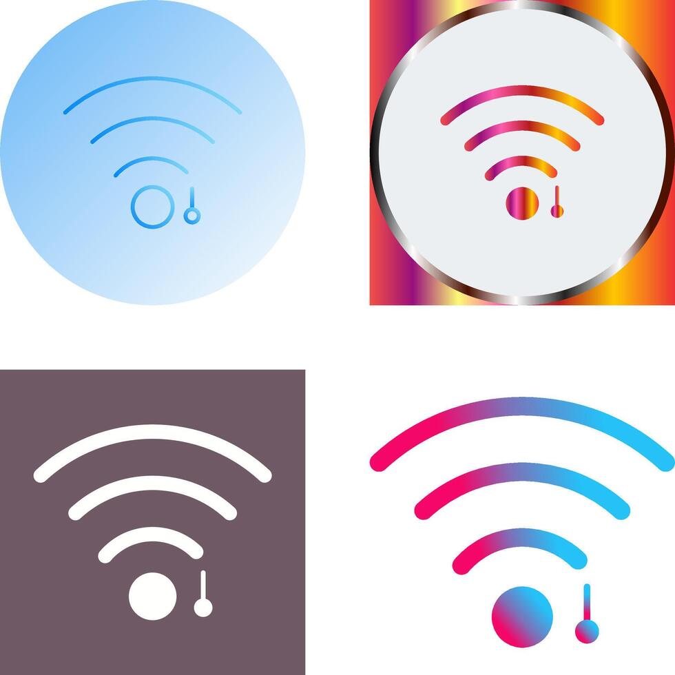 Unique WiFi Sign Icon Design vector