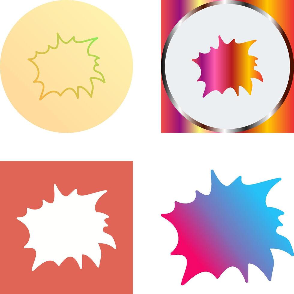 Unique Explosion Icon Design vector