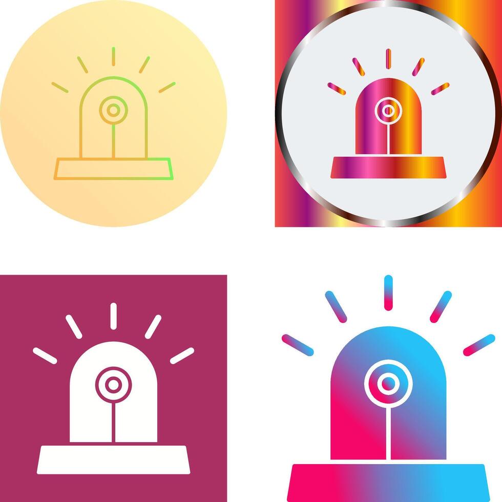 Unique Siren Icon Design vector