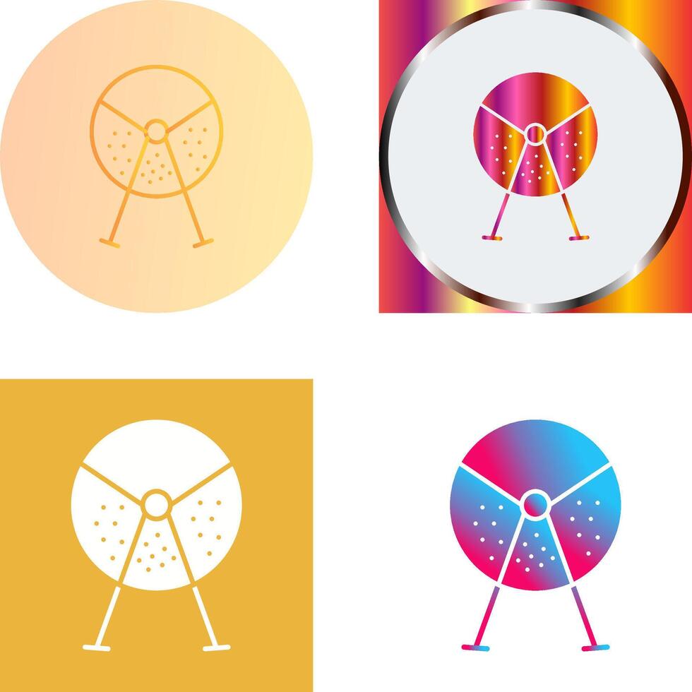 Lottery Machine Icon Design vector