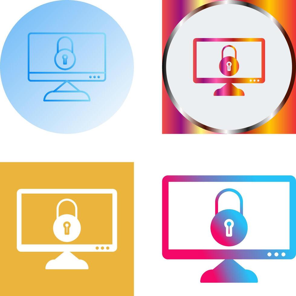 Unique Confidentiality Icon Design vector
