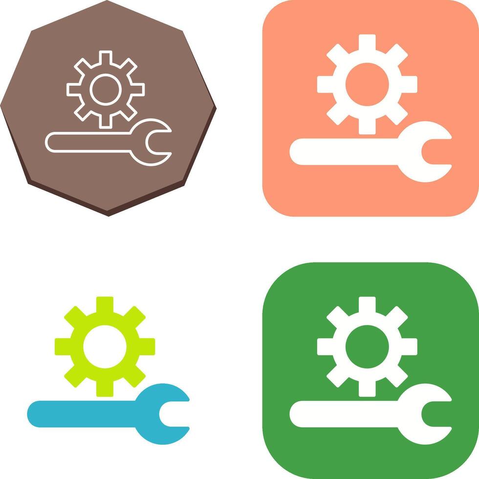 Unique Technical Support Icon Design vector