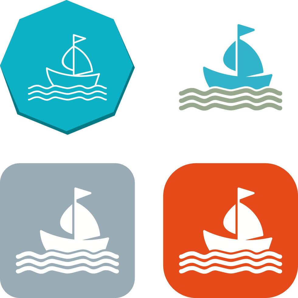 Boat Icon Design vector