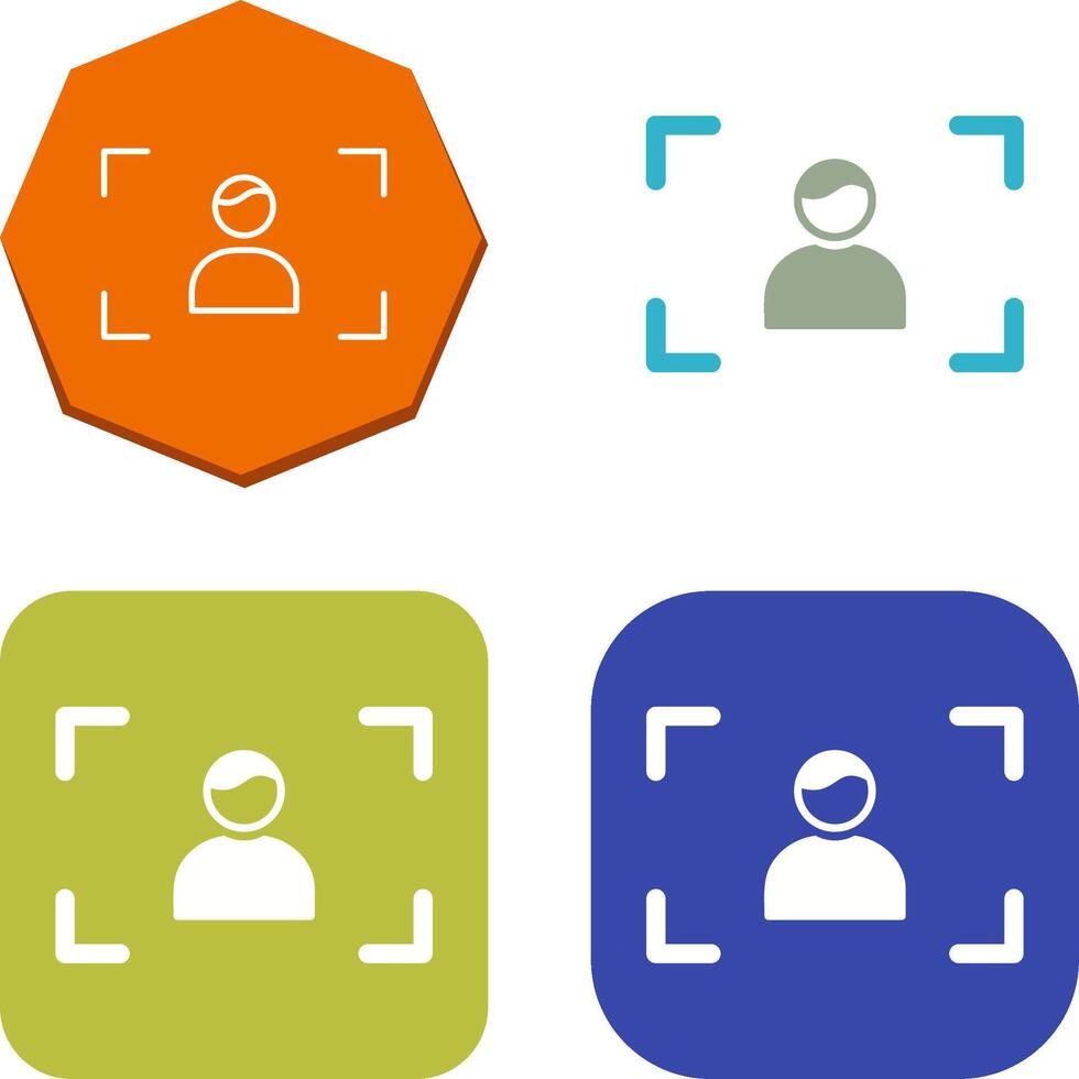 Unique Focus Icon Design vector