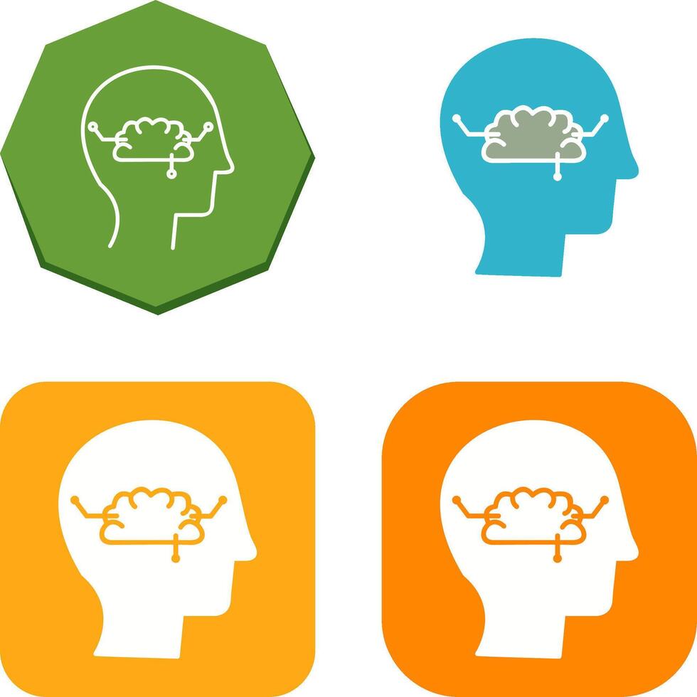 Thinking Icon Design vector