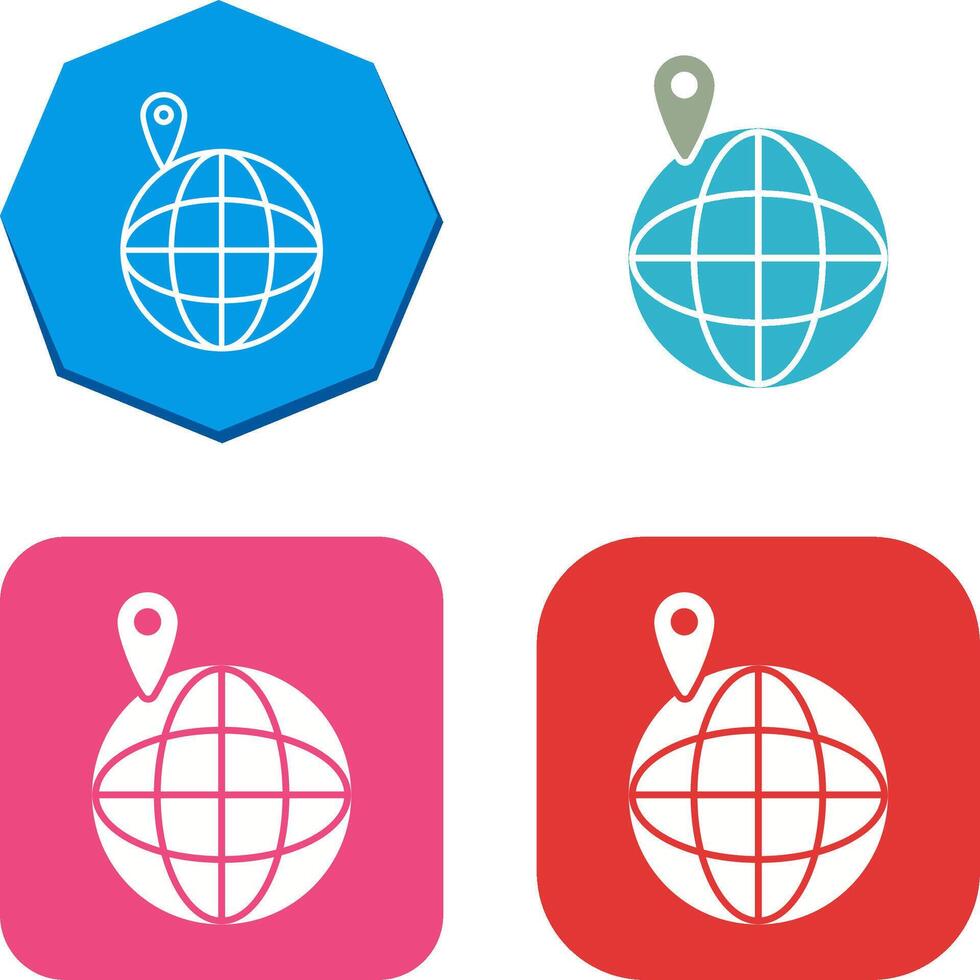 Vacation Spots Icon Design vector