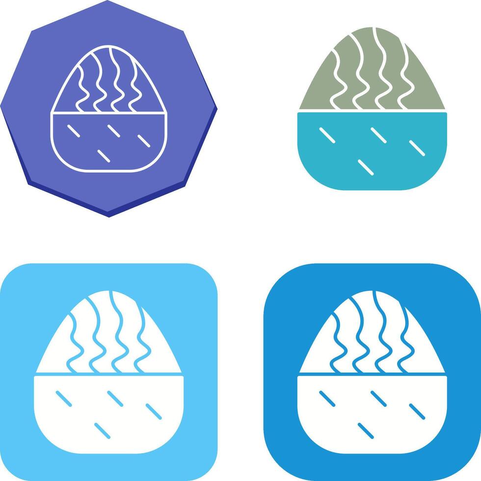 Cream Muffin Icon Design vector