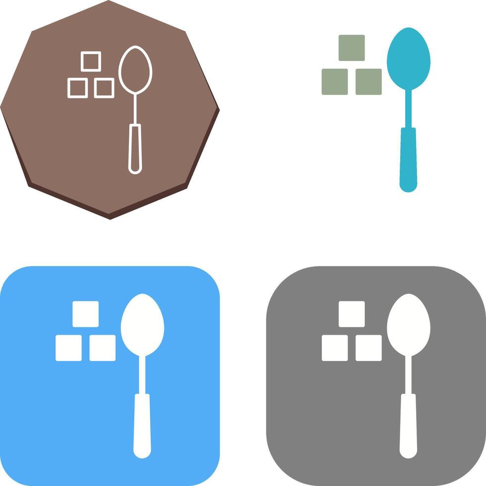Sugar Icon Design vector