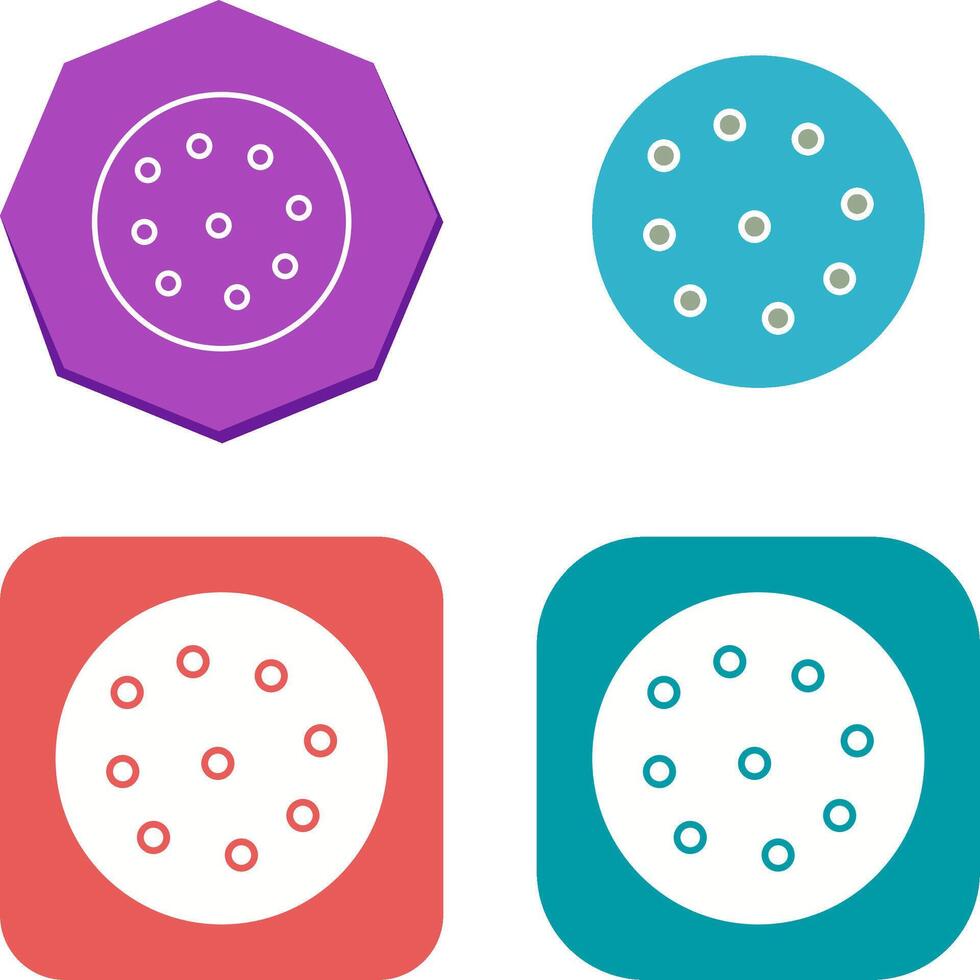 Cookie Icon Design vector