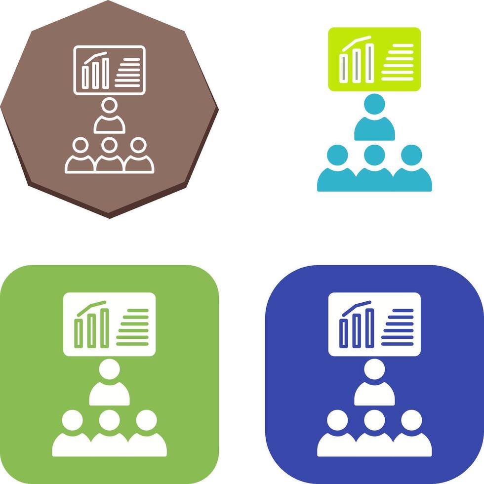 Unique Class Icon Design vector
