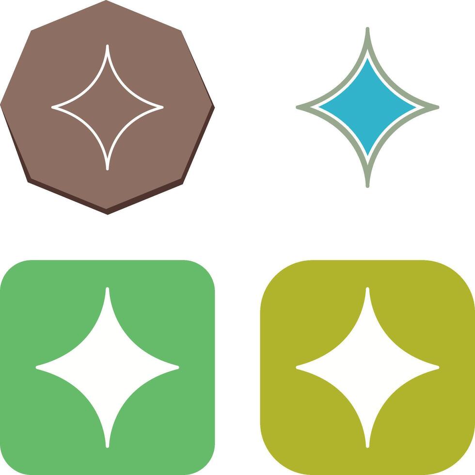 Unique Diamond Icon Design vector