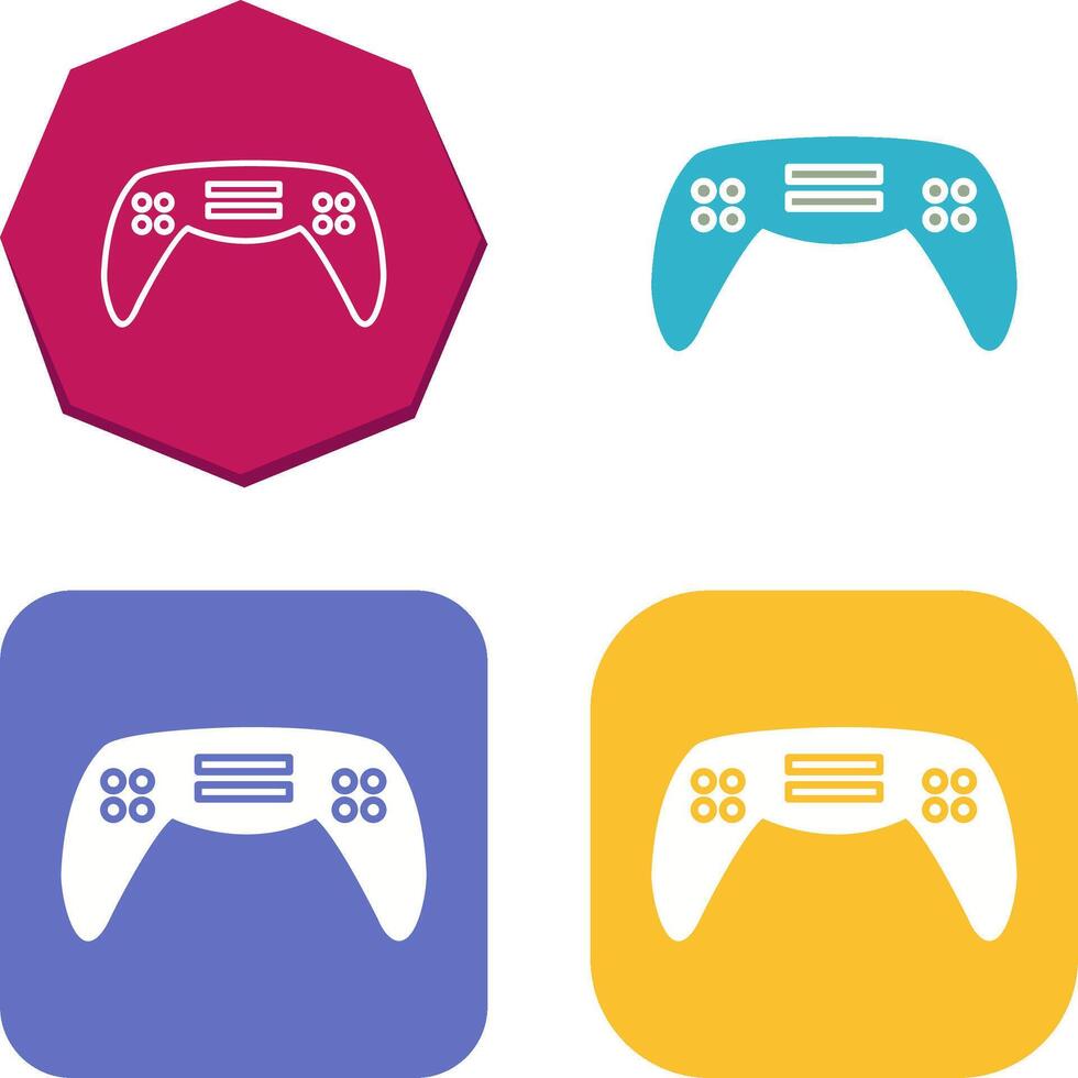 Unique Gaming Console Icon Design vector