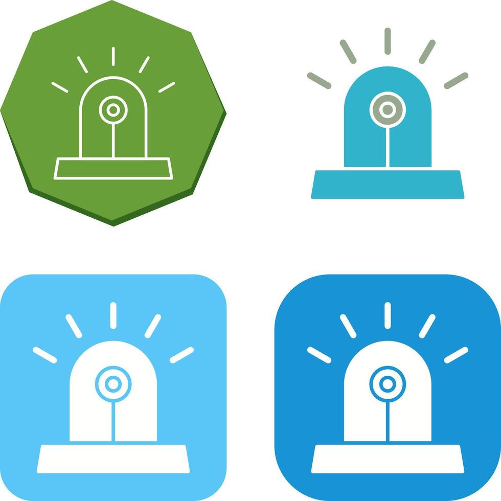Unique Siren Icon Design vector