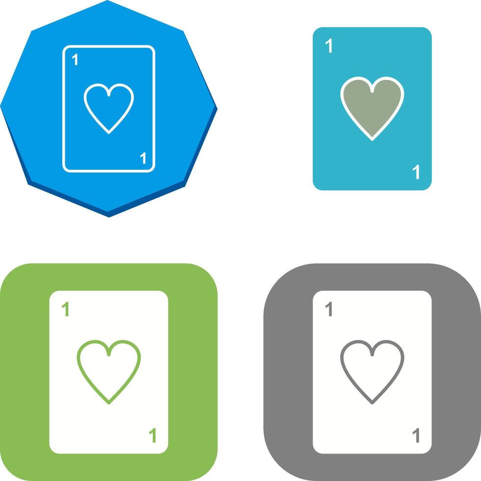 Unique Card Icon Design vector