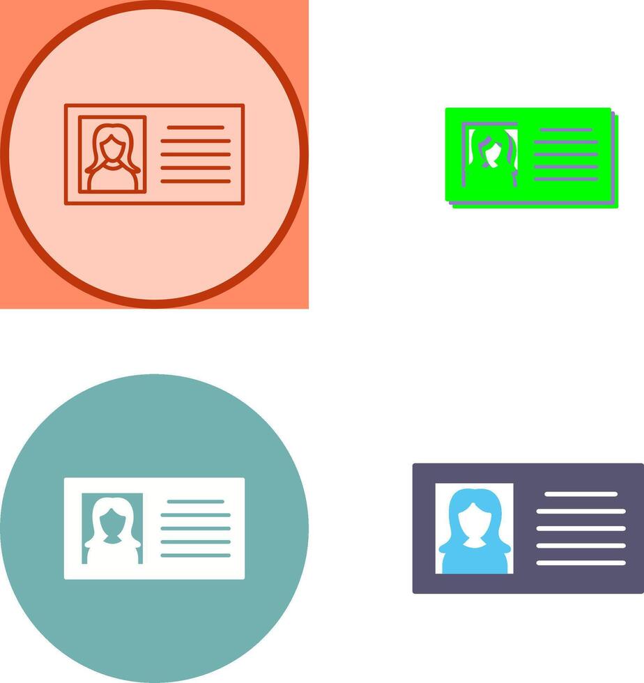 Female Profile Icon Design vector