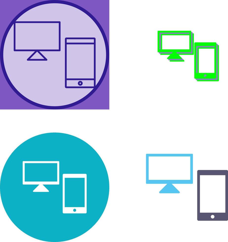 Devices Icon Design vector