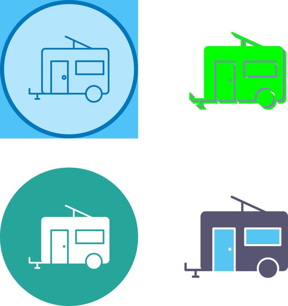 Trailer Icon Design vector