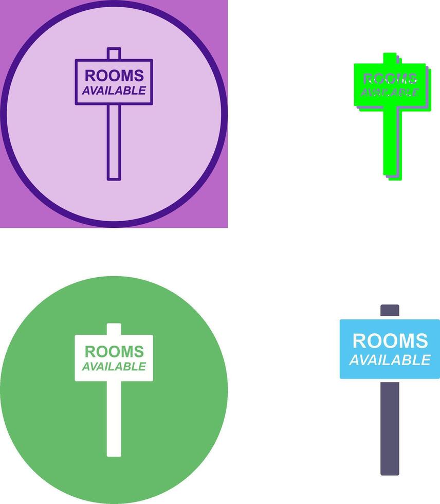 Rooms Icon Design vector