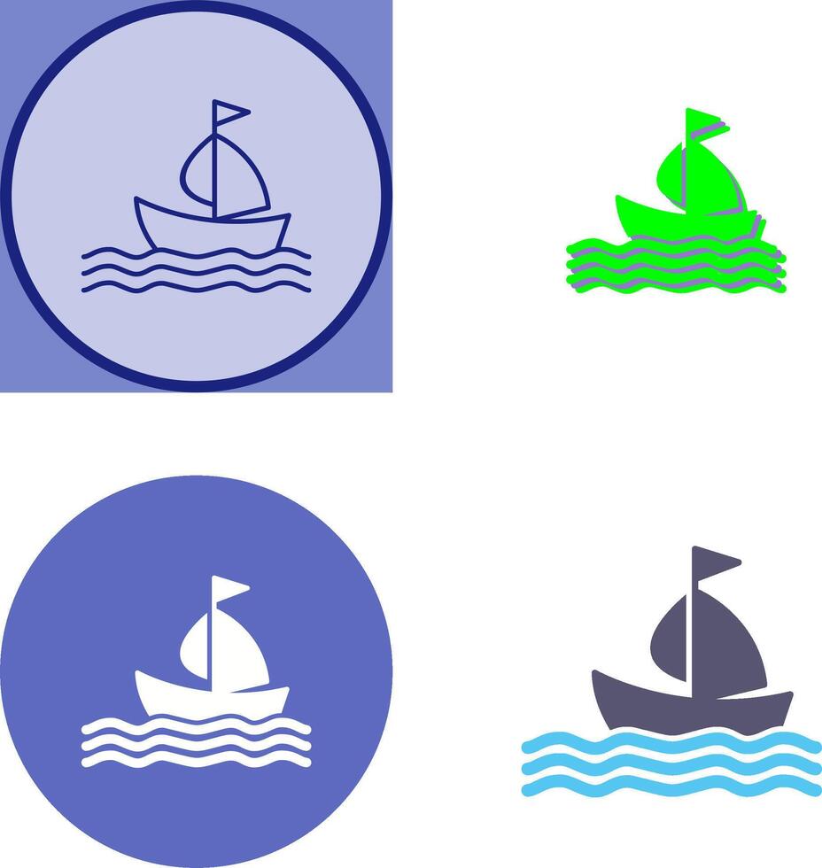 Boat Icon Design vector