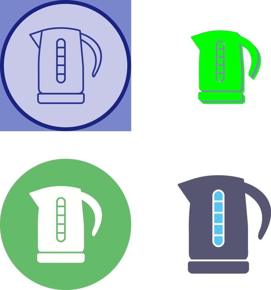 Kettle Icon Design vector