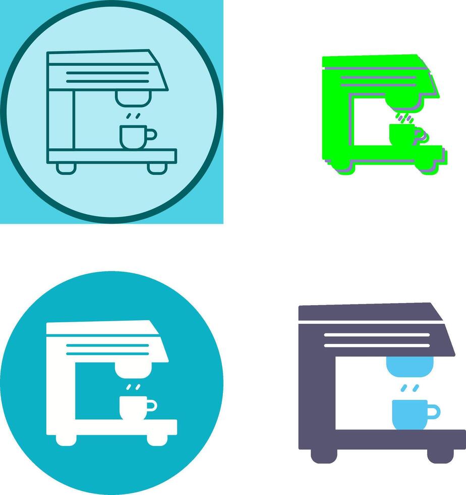 Coffee Machine Icon Design vector