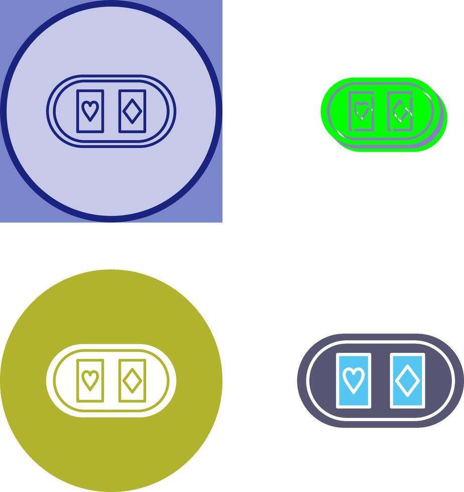 Cards Table Icon Design vector