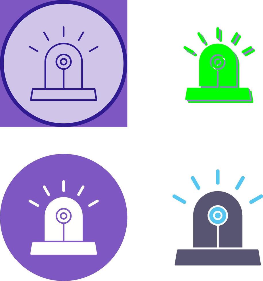 Unique Siren Icon Design vector