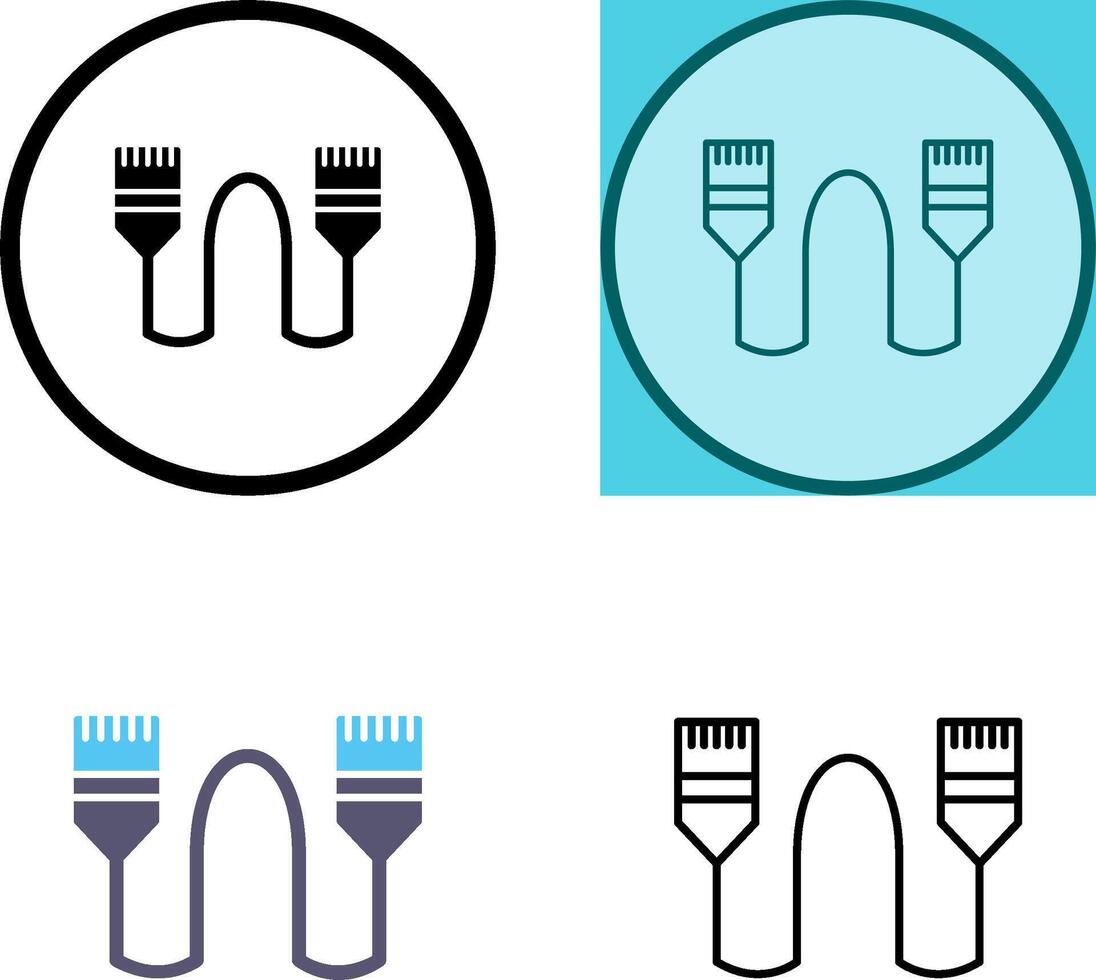 Internet Cable Icon vector