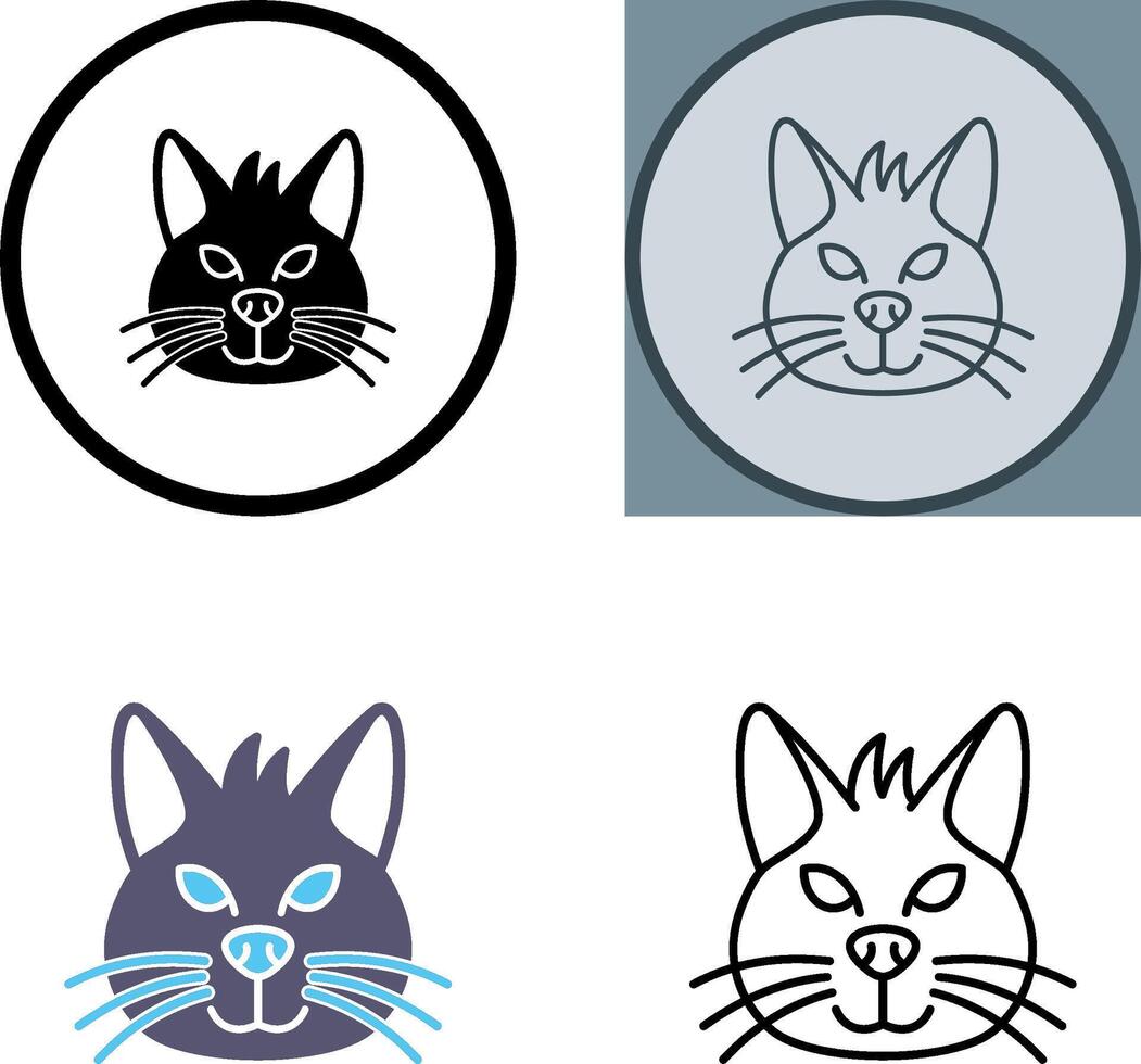 Cat Icon Design vector