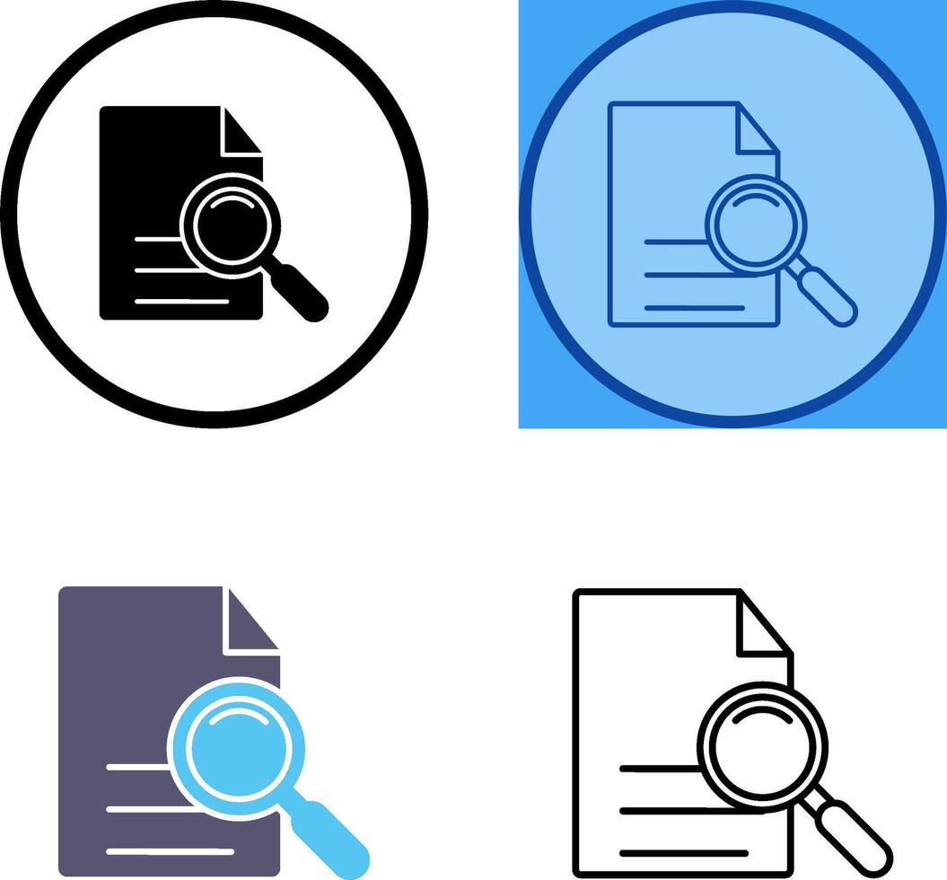 search Icon Design vector