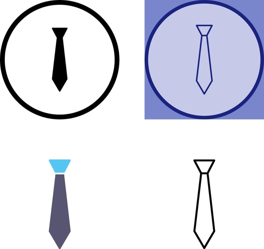 diseño de icono de corbata vector