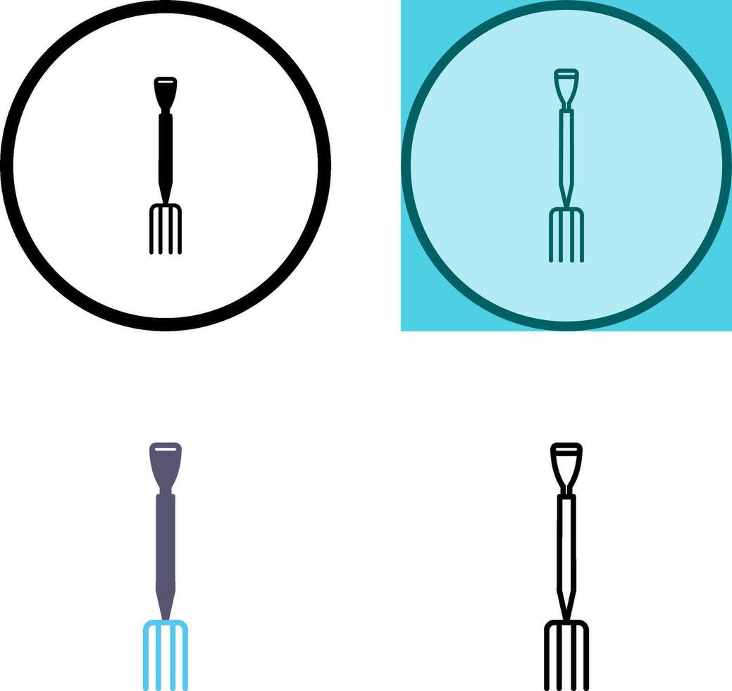 Gardening Fork Icon vector
