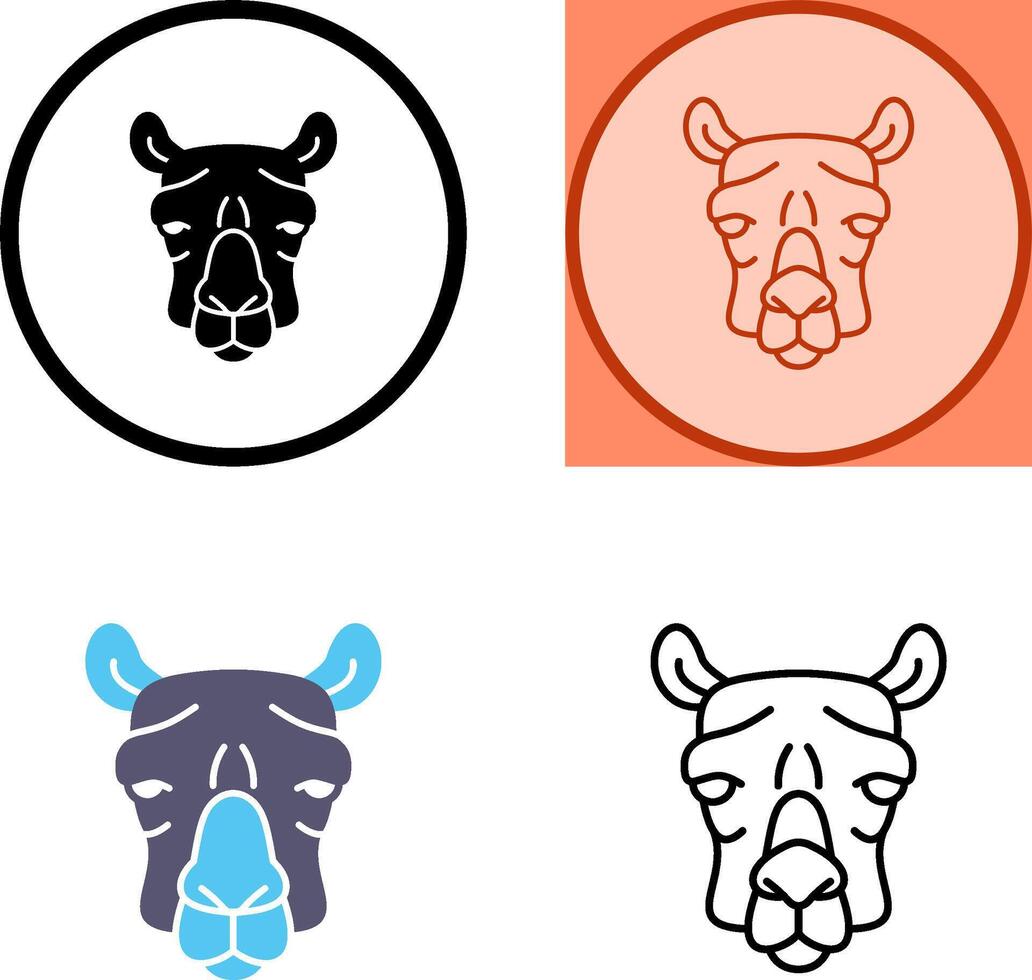 Camel Icon Design vector