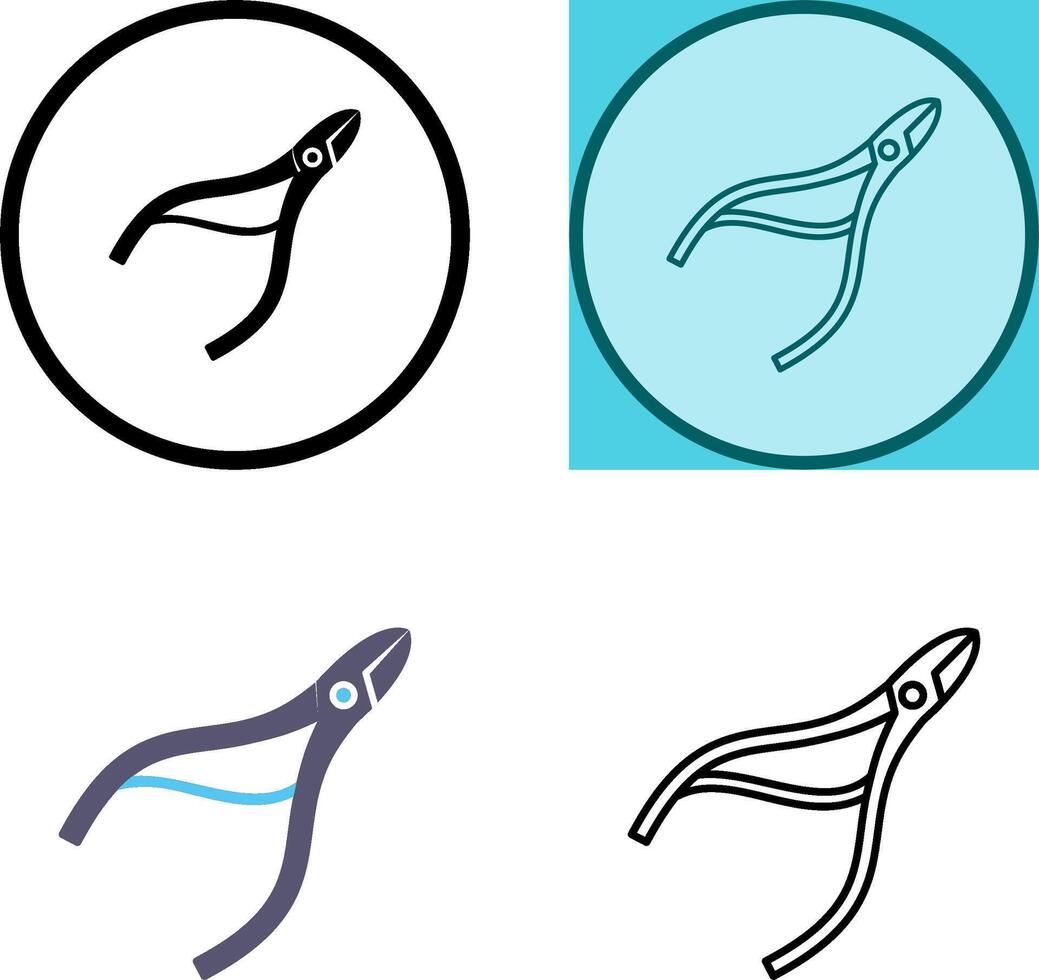 Nippers Icon Design vector