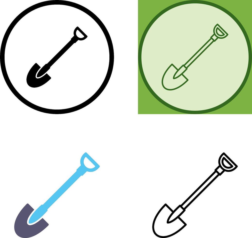 Shovel Icon Design vector