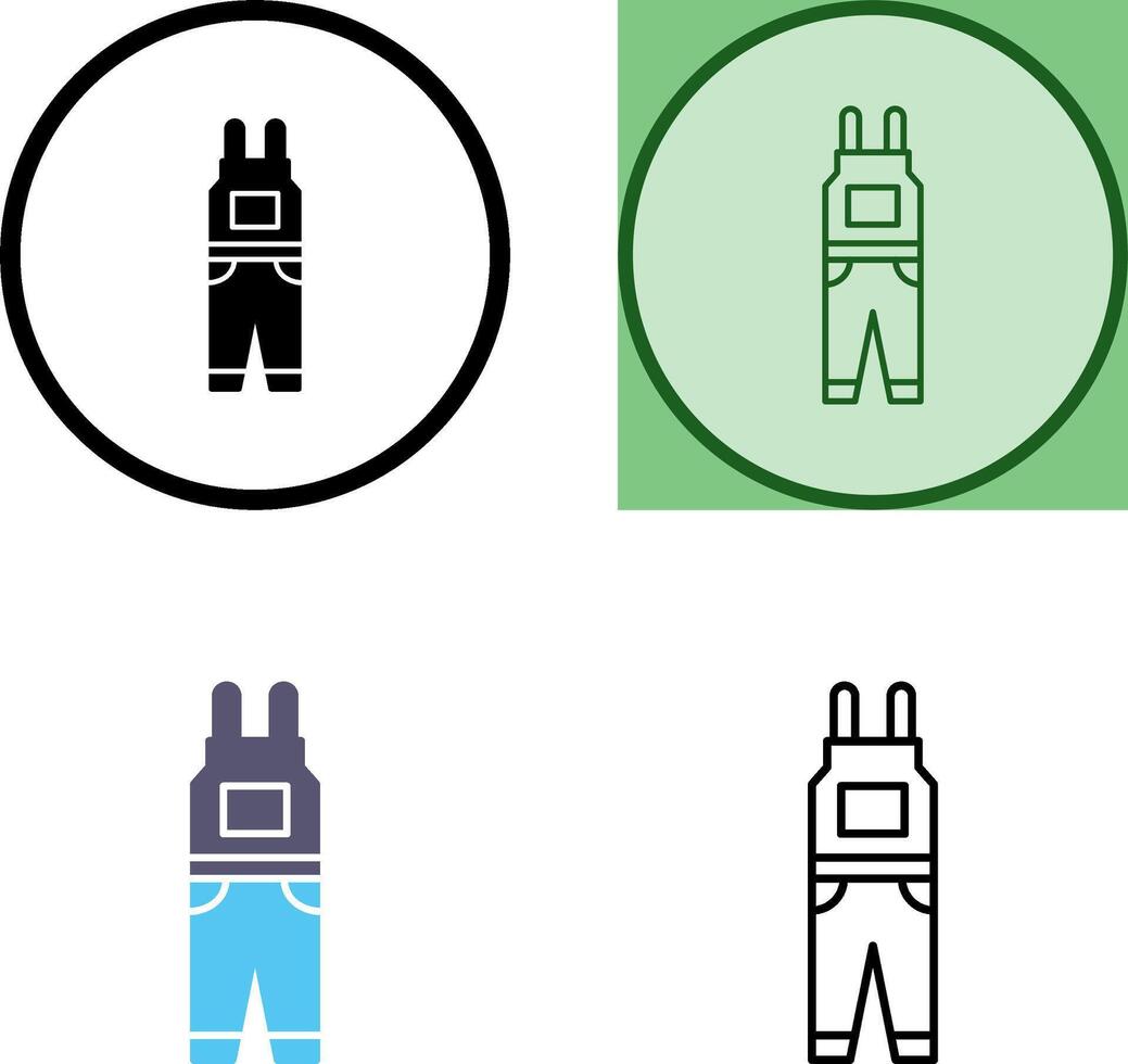 Jumpsuit Icon Design vector