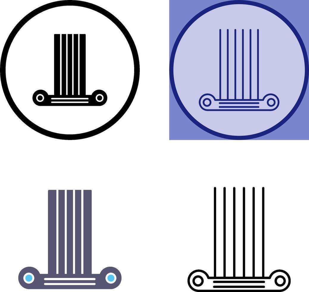 Column Icon Design vector