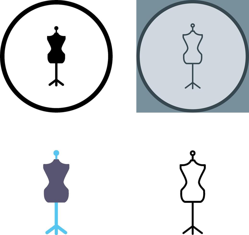 Dress Holder Icon vector