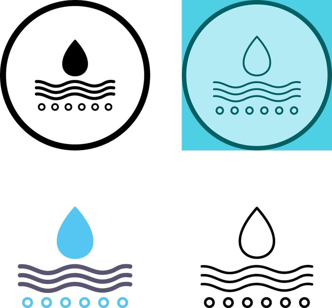 Moisture Icon Design vector