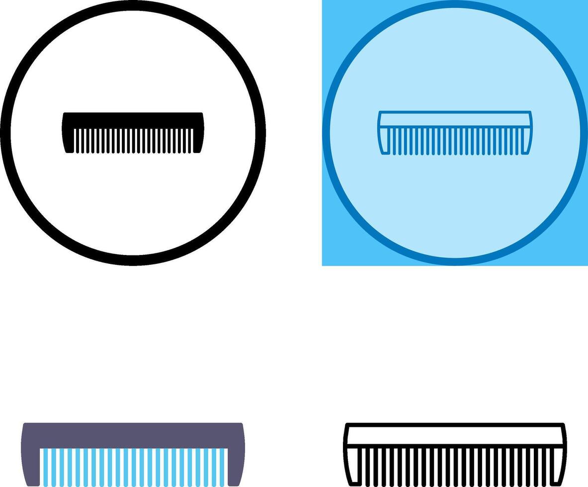 Comb Icon Design vector