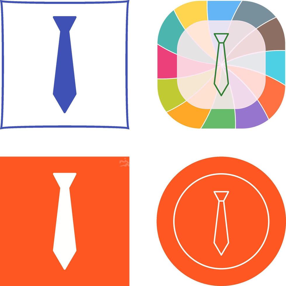 Tie Icon Design vector