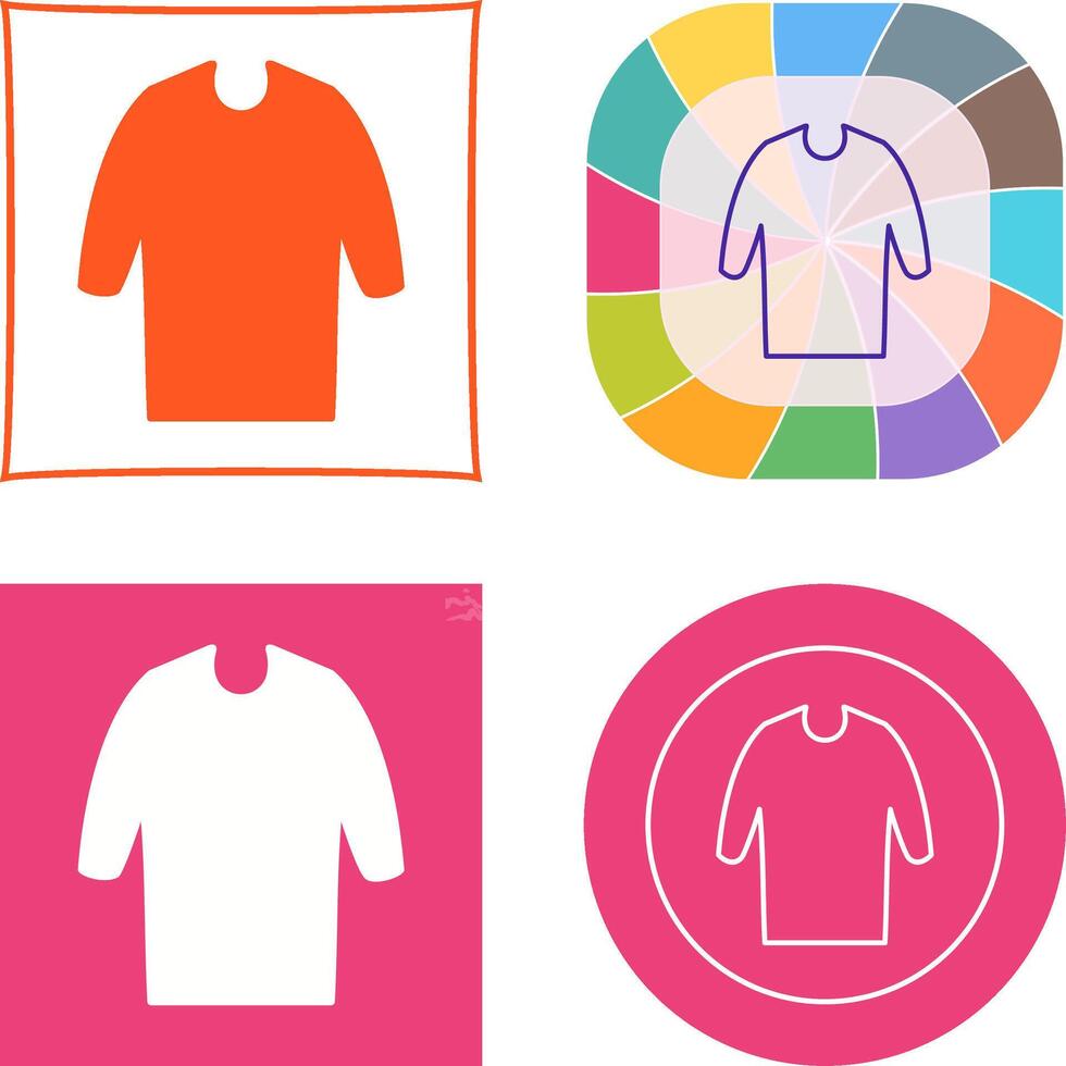 Casual Shirt Icon vector