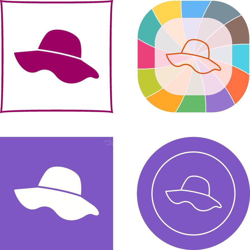 Hat Icon Design vector