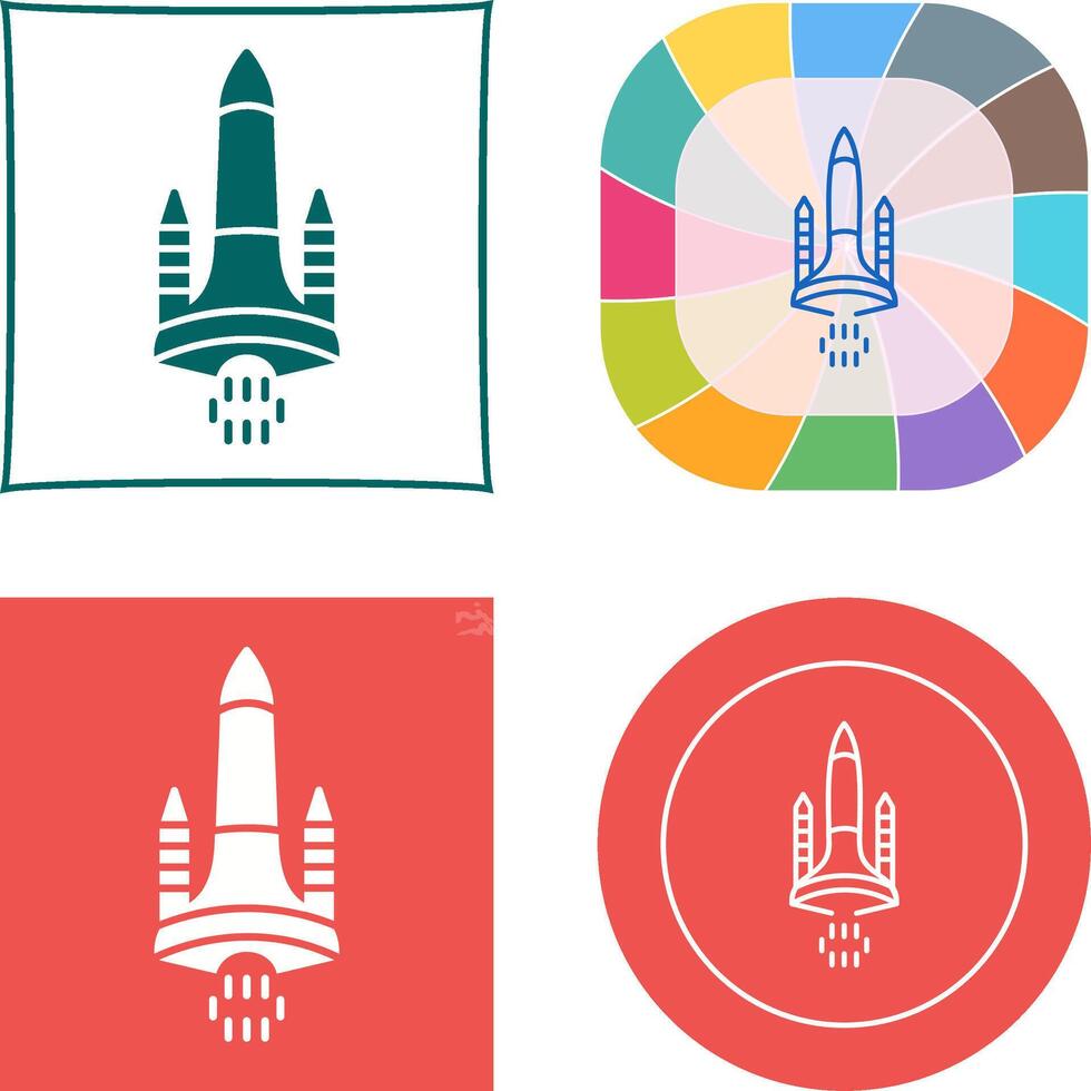 Space Shuttle Icon vector