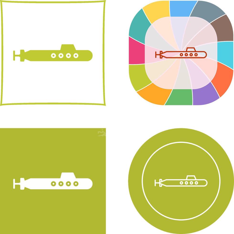 Submarine Icon Design vector
