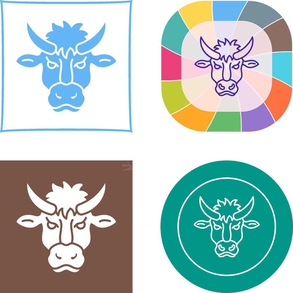 Bison Icon Design vector
