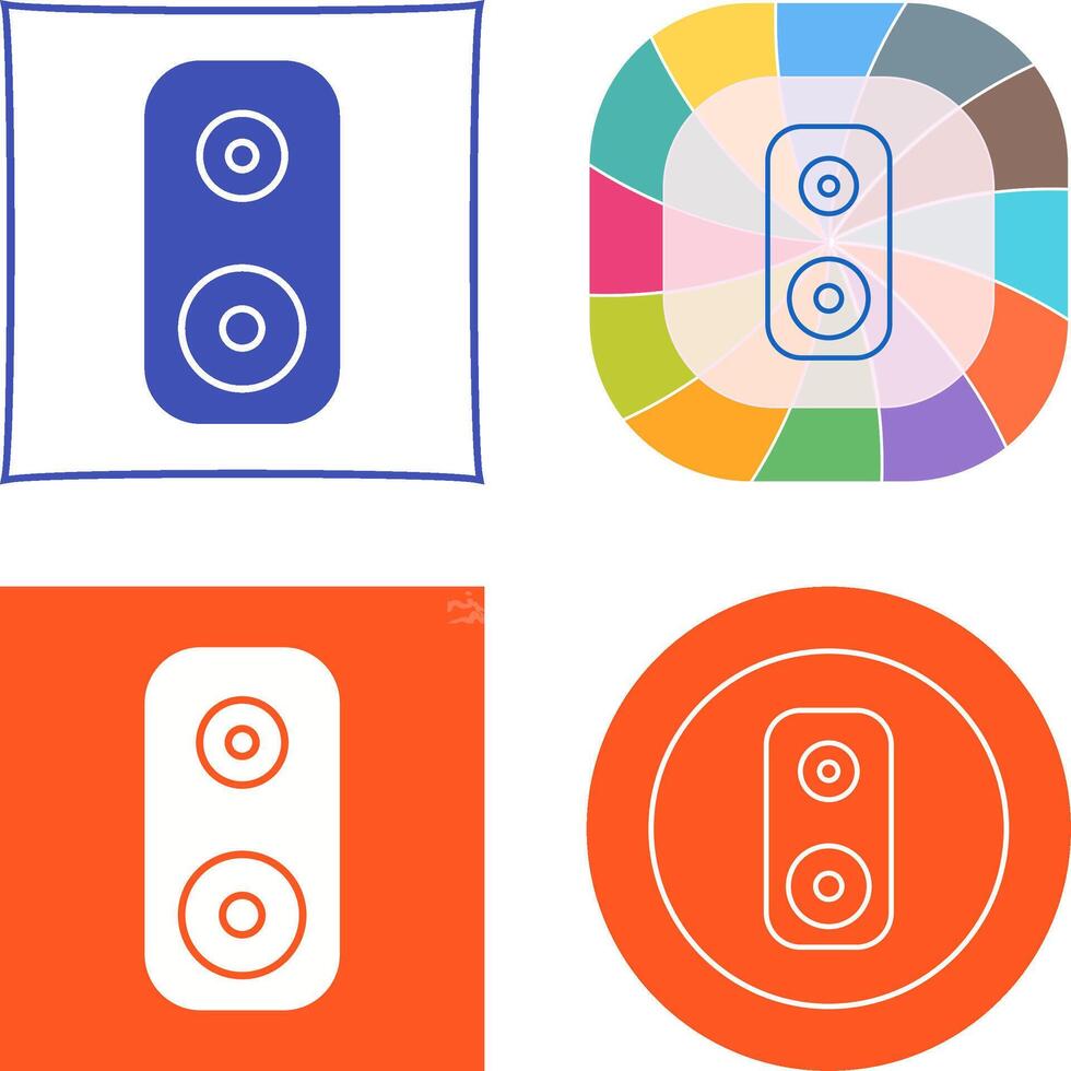 Speaker Icon Design vector