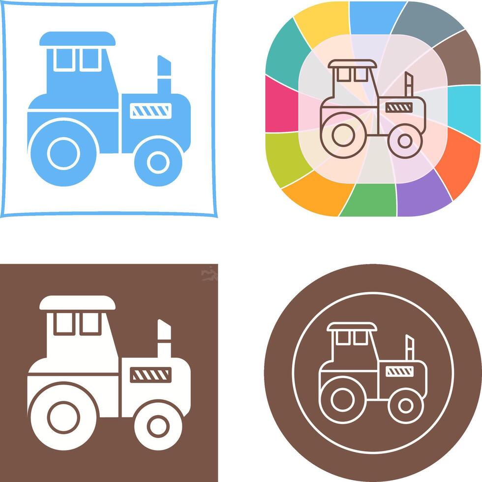 Tractor Icon Design vector