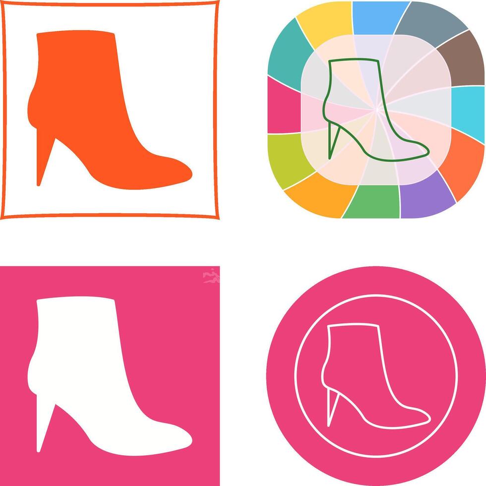 Stilletos Icon Design vector